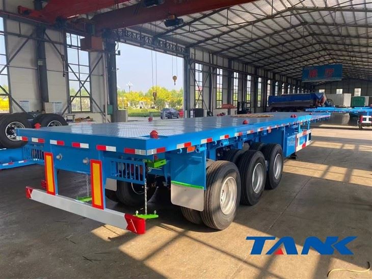 20/40 ft Flatbed Container Semi Trailer