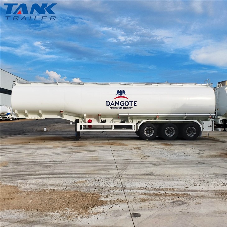 3 Axles Aluminum Alloy Oil Tanker Trailer factory