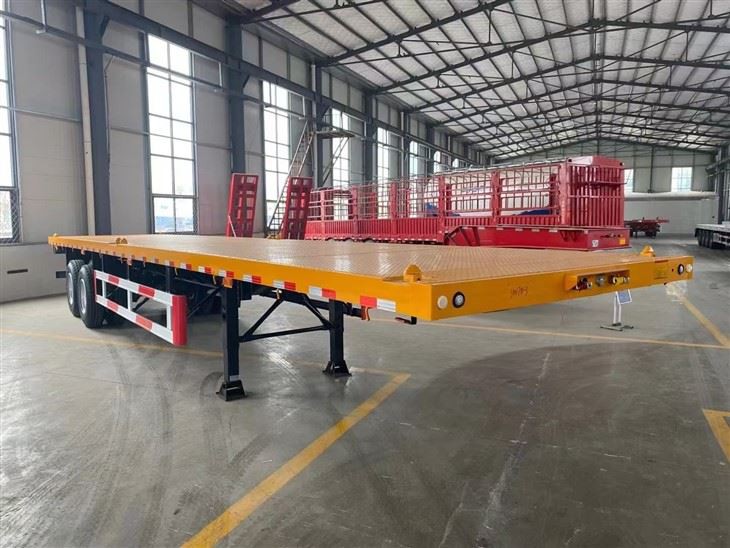 Best Quality Hot Salling 3 Axle Flatbed Truck Semi Trailer For Africa