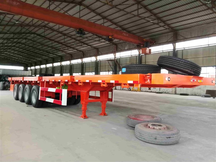 Best Quality Hot Salling 3 Axle Flatbed Truck Semi Trailer For Africa