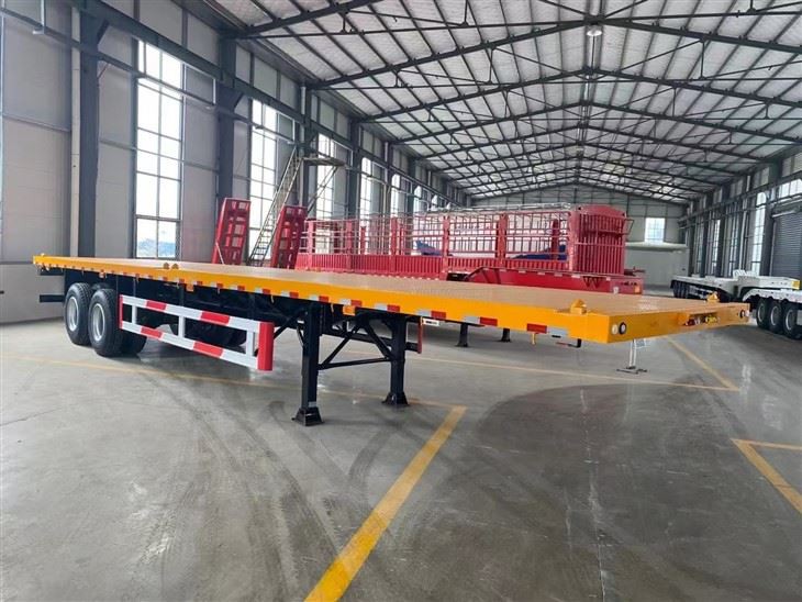 Best Quality Hot Salling 3 Axle Flatbed Truck Semi Trailer For Africa
