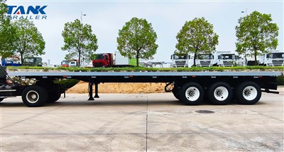 TANK Flatbed Semi Trailer — Μια επαγγελματική επιλογή για υψηλή-Δομή αντοχής ...