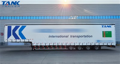 TANK Curtain Side Semi Trailer — Υψηλή-Διαμόρφωση για αποτελεσματική, ευέλικτ...