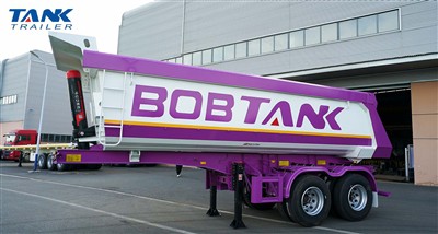TANK Rear Tipping Dump Semi Trailer — Μια λύση μεταφοράς υψηλής-αντοχής προσα...