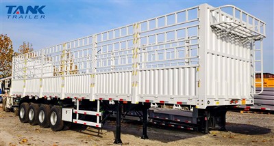 TANK Premium Stake Semi Trailer — Υψηλής-Ατσάλινη κατασκευή και πολλαπλή{1}}δ...